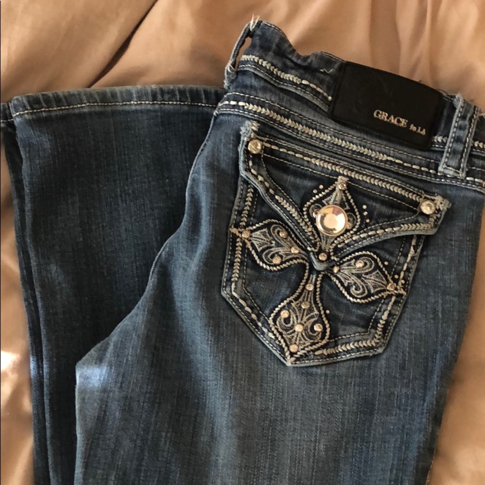Grace In LA Bootcut Jeans